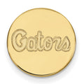 Sterling Silver Gold-plated LogoArt University of Florida Gators Script Lapel Pin
