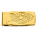 Gold-plated Kelly Waters Fish in Net Hinged Money Clip