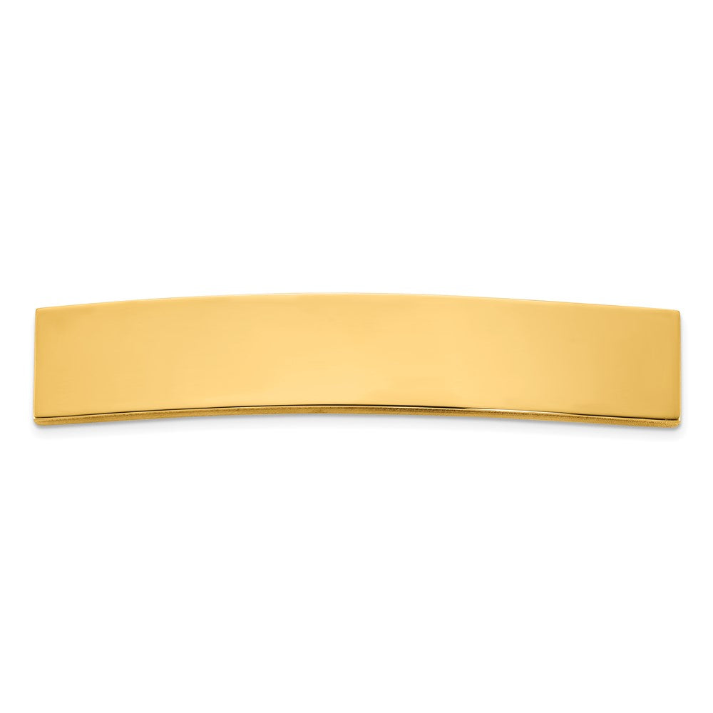 14k 47x8.5x1.25 mm ID Plate, 47 x 8 mm