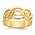 14k Infinity Ring, Size 7
