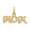 14k MOM Charm, 10 x 18 mm