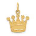 14k Kings Crown Charm, 20 x 12 mm