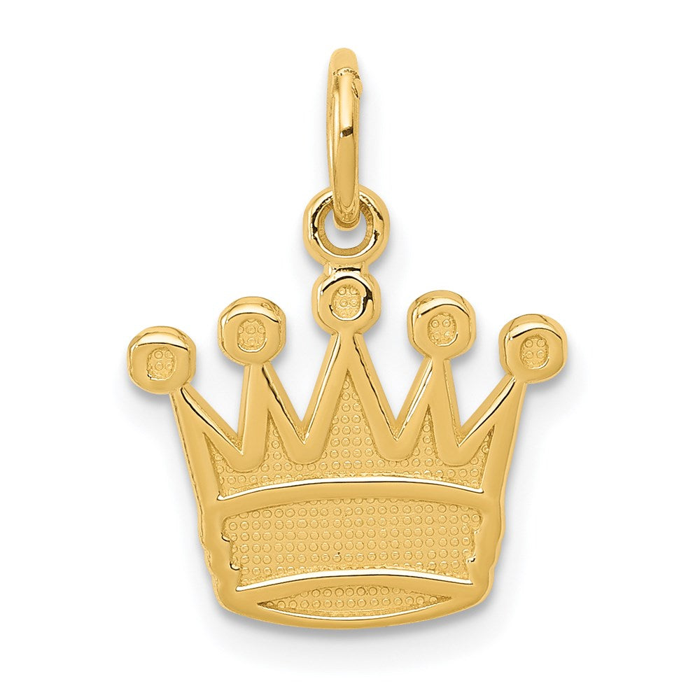 14k Kings Crown Charm, 20 x 12 mm