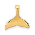 14k Whale Tail Chain Slide, 12 x 12 mm