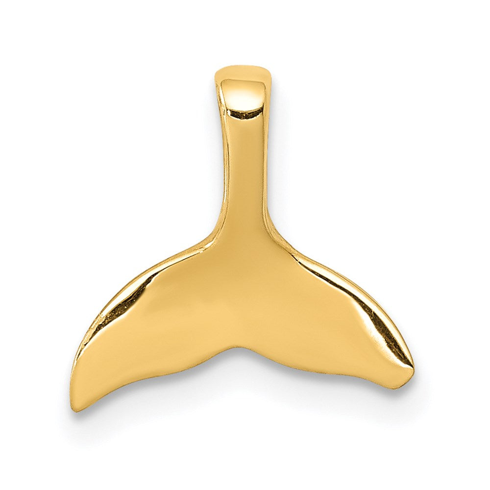 14k Whale Tail Chain Slide, 12 x 12 mm