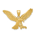 14k Eagle Pendant, 24 x 37.5 mm