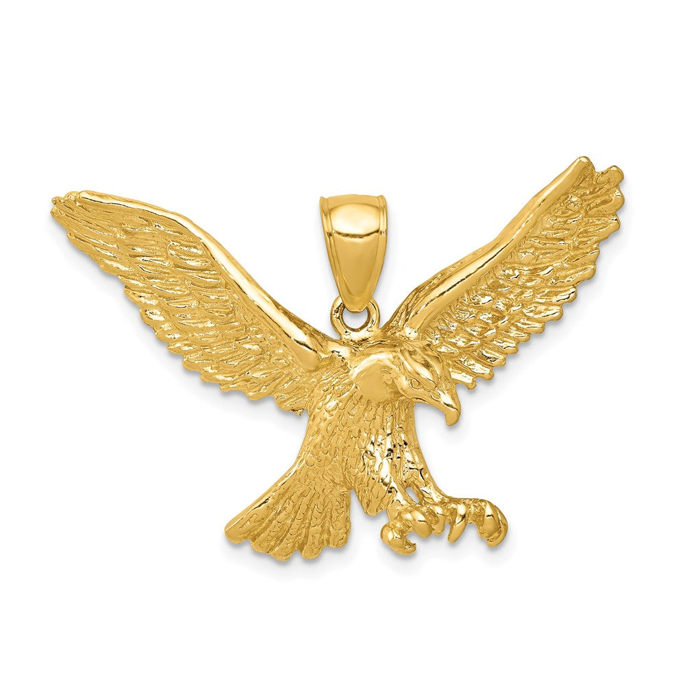 14k Eagle Pendant, 24 x 37.5 mm