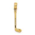 14k 3-D Golf Club Charm, 16.3 x 5.1 mm