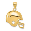 14k Football Helmet Pendant, 26 x 21 mm
