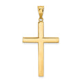 14K Latin Cross Pendant, 40 x 21 mm