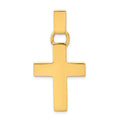 14k Hollow Cross Pendant, 40 x 20.4 mm
