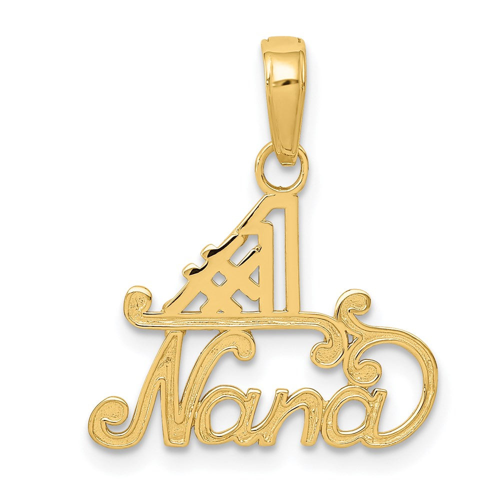 14k #1 NANA Charm, 20 x 19 mm