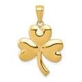 14k Shamrock Charm, 22 x 19 mm