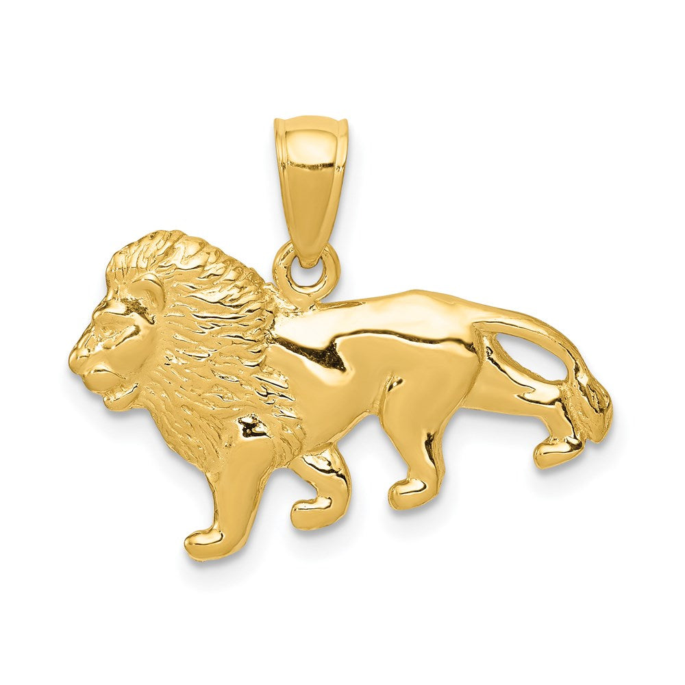 14k Lion Charm, 15 x 23 mm