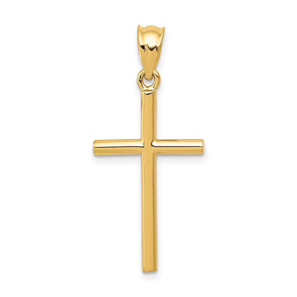 14k Cross Pendant, 25 x 14 mm