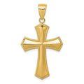 14k Passion Cross Pendant, 29 x 20 mm