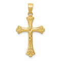 14k Crucifix Pendant, 29 x 16 mm
