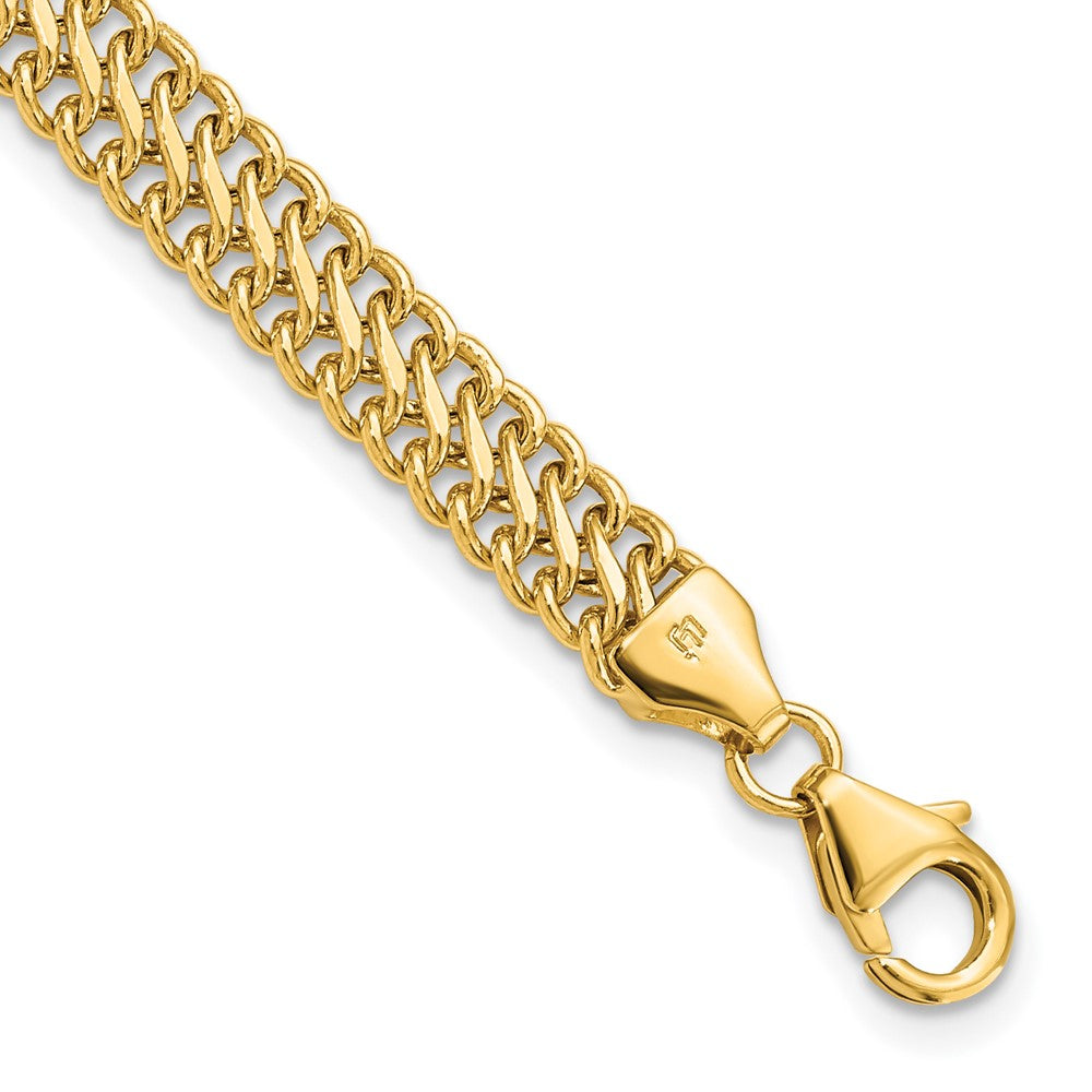 14K Polished S Link Bracelet, 7.5 x 6.25 mm