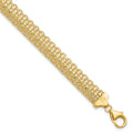 14K Polished Bracelet, 7.5 x 9.75 mm