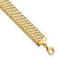14K Fancy Stretch Bracelet, 7.25 x 12 mm