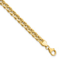 14K Polished Fancy Link Bracelet, 7.5 x 5.3 mm