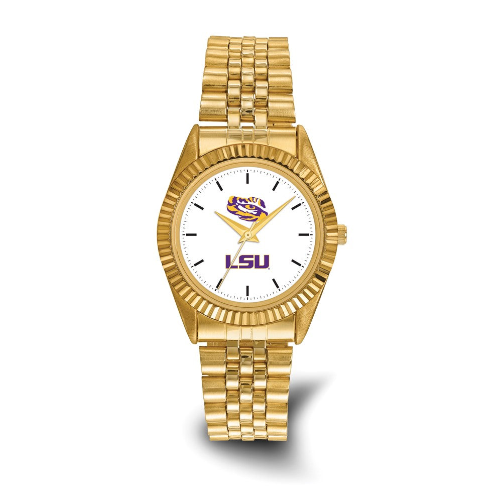 LogoArt Louisiana State University Pro Gold-tone Gents Quartz Watch