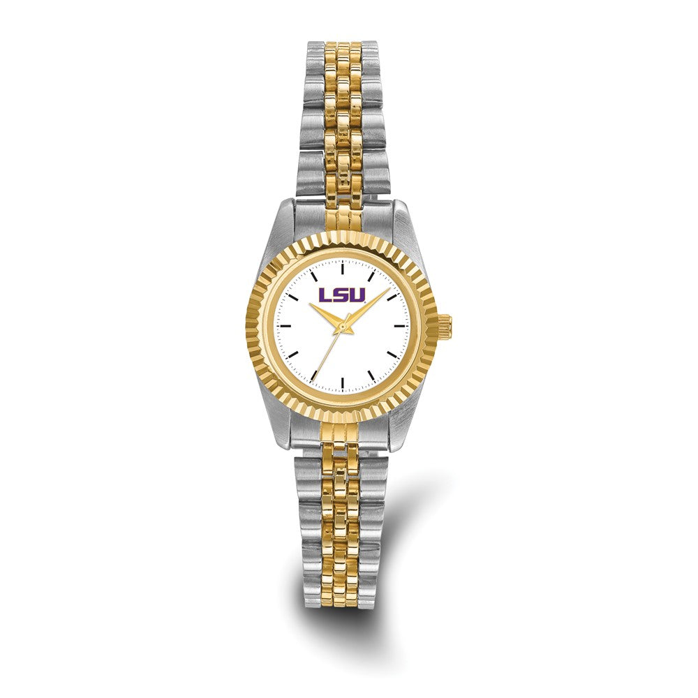 LogoArt Louisiana State University Pro Two-tone Ladies Quartz Watch