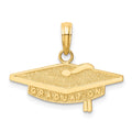 14k GRADUATION Cap Charm, 18 x 23 mm