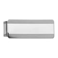 14k White Gold Mens Grooved Money Clip