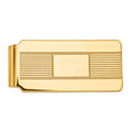 14k Mens Engravable Money Clip