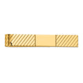 14k Mens Polished Engravable Tie Bar