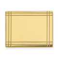 14k Mens Rectangular with Line Design Tie Tac