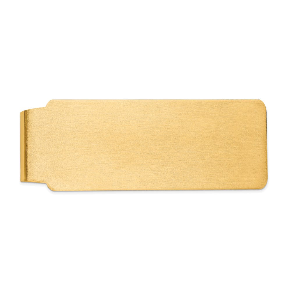 14k Mens Satin Finish Money Clip
