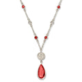 NORTH CAROLINA STATE CRYSTAL LOGO NECKLACE, 18 mm
