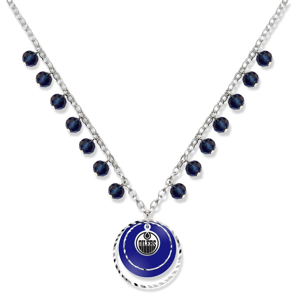 EDMONTON OILERS LEAFS GAME DAY NECKLACE, Size 21
