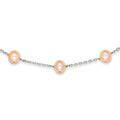 14K WG Cream Color FW Cultured Pearl Necklace, 18 mm