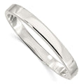 Sterling Silver 8.00mm Hinged Bangle, 8 mm