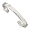 Sterling Silver 7mm Cuff Bangle, 7.5 x 7 mm
