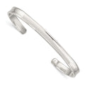 Sterling Silver 5mm Cuff Bangle, 7.25 x 5 mm