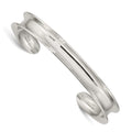 Sterling Silver 8.5mm Cuff Bangle, 8.5 mm