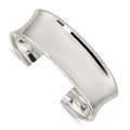 Sterling Silver 20mm Cuff Bangle Bracelet, 20 mm