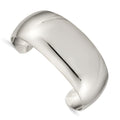 Sterling Silver 28.5mm Cuff Bangle Bracelet, 28.5 mm