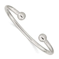 Sterling Silver 4mm Bangle Bracelet, 4 mm