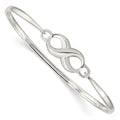 Sterling Silver Infinity Bangle, 23 mm