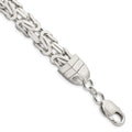 Sterling Silver 8.25mm Byzantine Chain, 9 x 8.25 mm