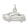 Sterling Silver Car Charm, 14 x 25 mm