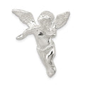 Sterling Silver Guardian Angel Pendant, 32 x 24 mm