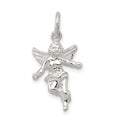 Sterling Silver Angel Charm, 25 x 13 mm