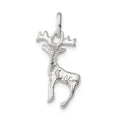 Sterling Silver Deer Charm, 22 x 15 mm