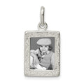 Sterling Silver Picture Frame Charm, 24.5 x 12.85 mm